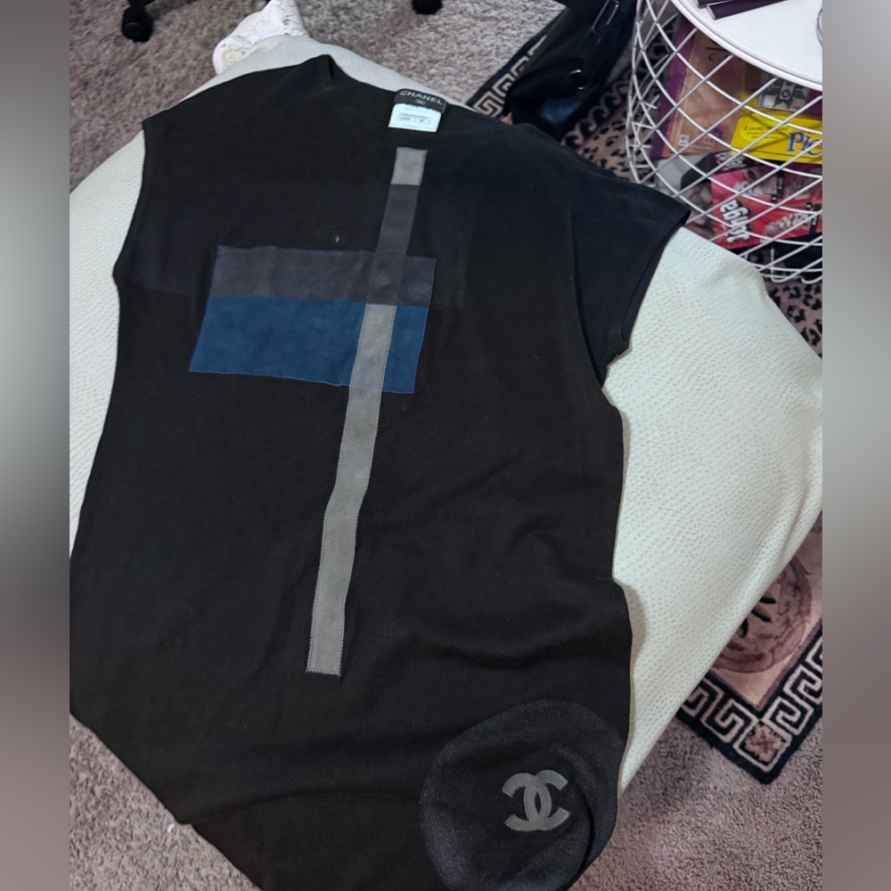 CHANEL Black and Blue Intimate Dress